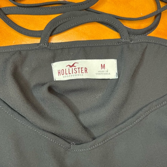 Hollister Sheer Black Tank Top Size Medium - Picture 3 of 3